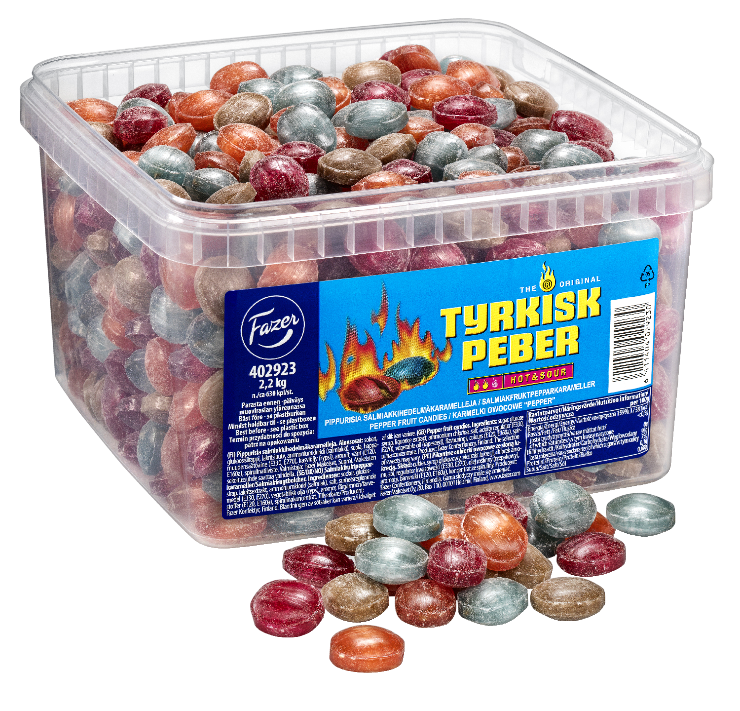 Fazer Tyrkisk Peber Hot&Sour 2,2kg