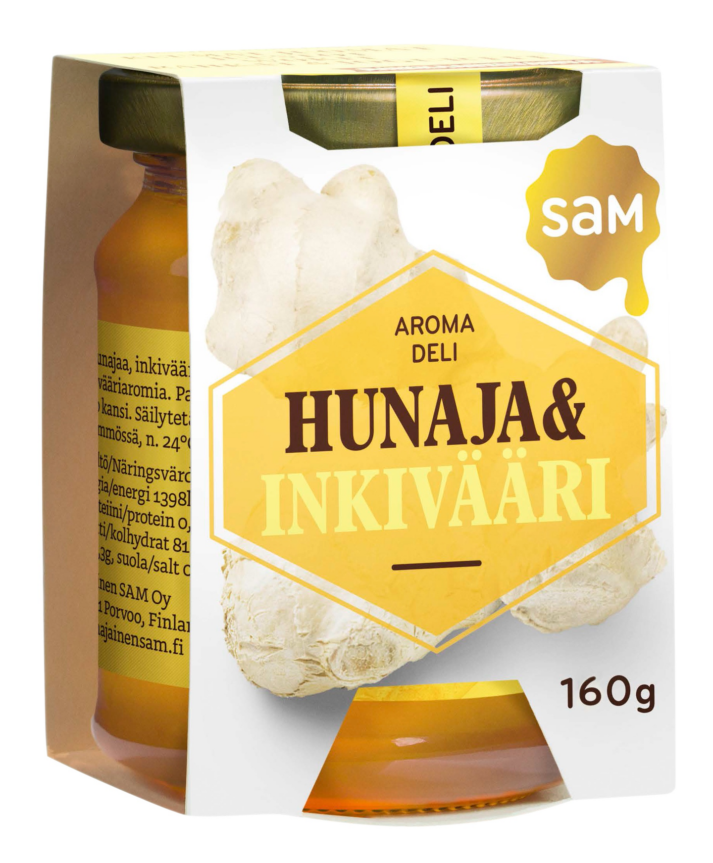 SAM AromaDeli 160g Hunaja&Inkivääri Hunajamauste