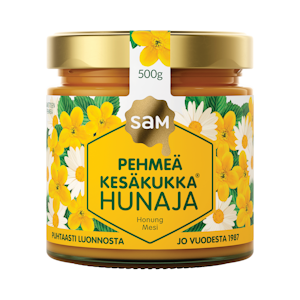 Hunajainen SAM pehmeä  Kesäkukka Hunaja 500g