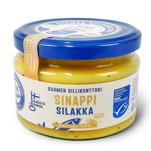 Suomen Sillikonttori sinappisilakka 280g/140g MSC