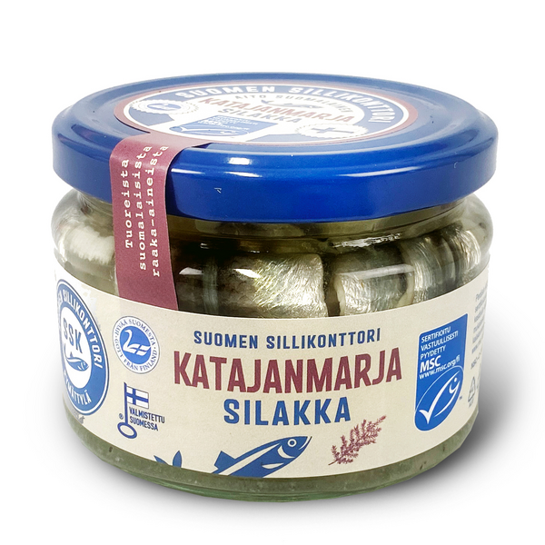 Suomen Sillikonttori katajanmarja silakkarulla 280g/140g MSC