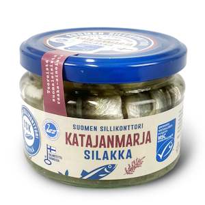 Suomen Sillikonttori katajanmarja silakkarulla 280g/140g MSC