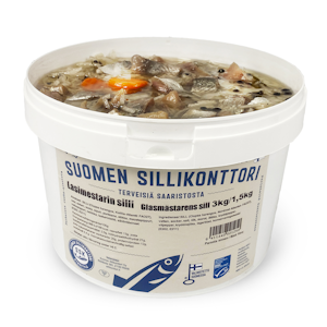 Sillikonttorin lasimestarin silli 3,0kg/1,5kg nahaton MSC