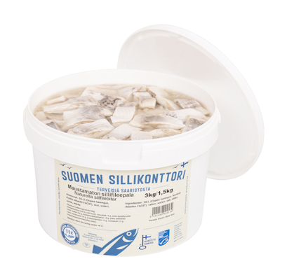 Sillikonttorin Maustamaton sillifileepala etikkamarinadissa 3kg/1,5kg MSC