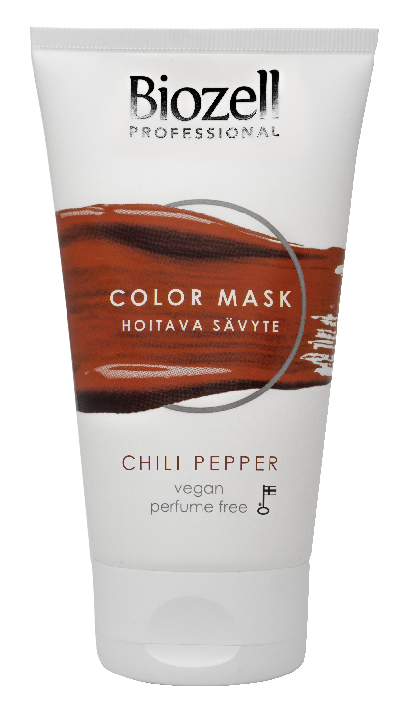 Biozell Color Mask sävyte 150ml Chili pepper hoitava hiussävyte