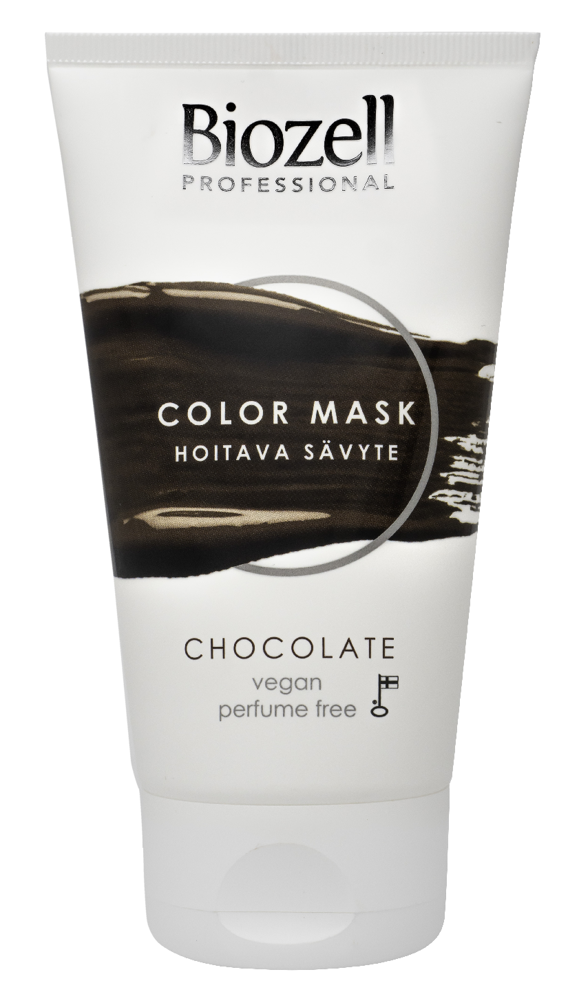 Biozell Color Mask sävyte 150ml Chocolate hoitava hiussävyte