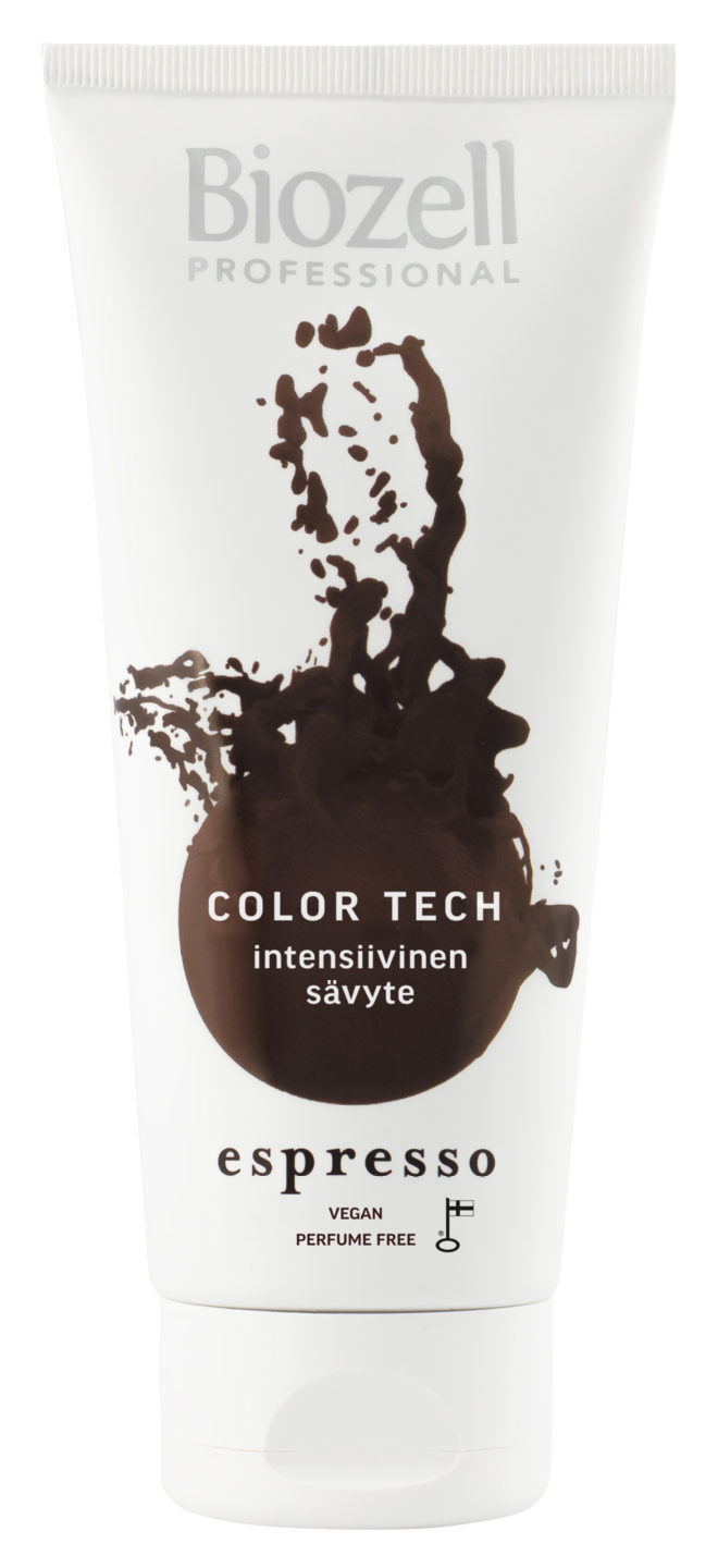 Biozell Professional Color Tech intensiivinen sävyte 200ml Espresso