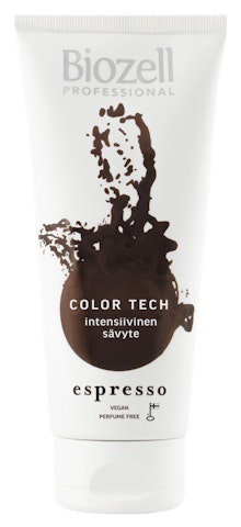 Biozell Professional Color Tech hoitava sävyte 200ml Espresso