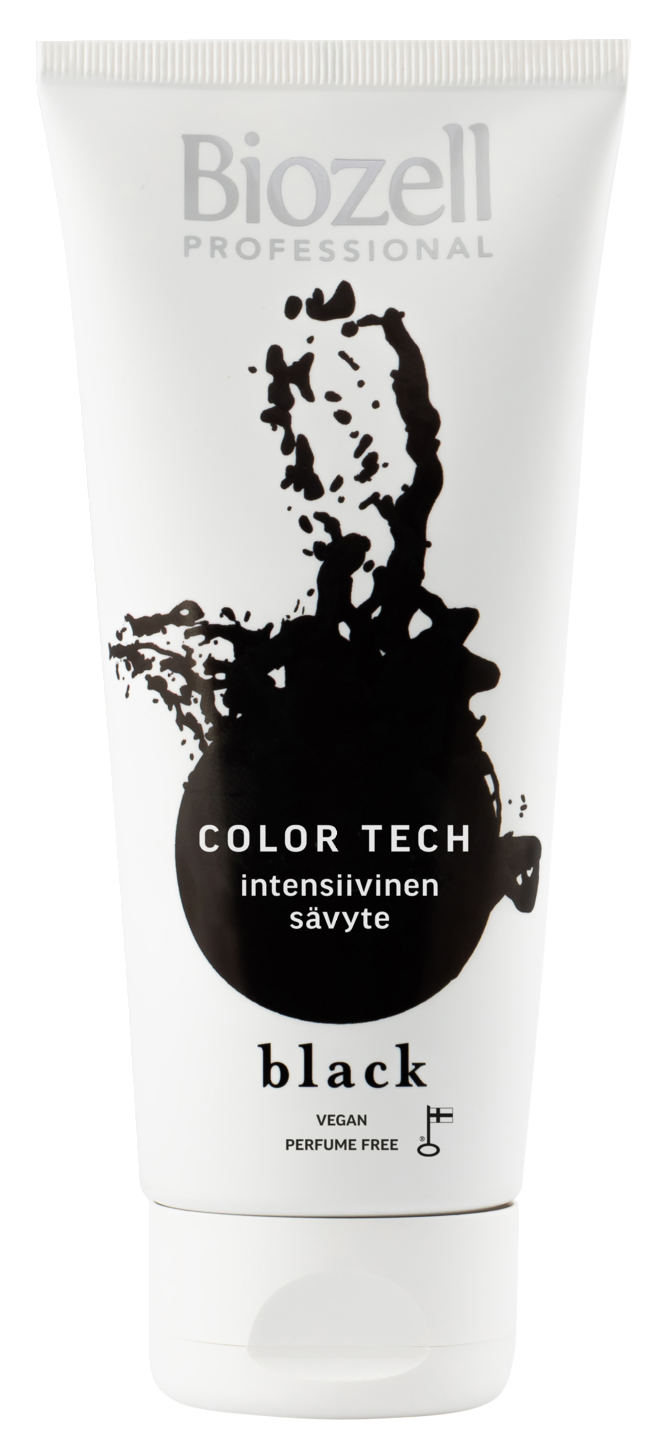 Biozell Professional Color Tech intensiivinen sävyte 200ml Black