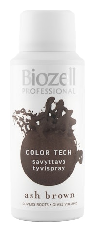 Biozell Color Tech sävyttävä tyvispray 100ml Ash Brown