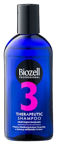 Biozell Therapeutic 3 shampoo 200ml kuiville hiuksille
