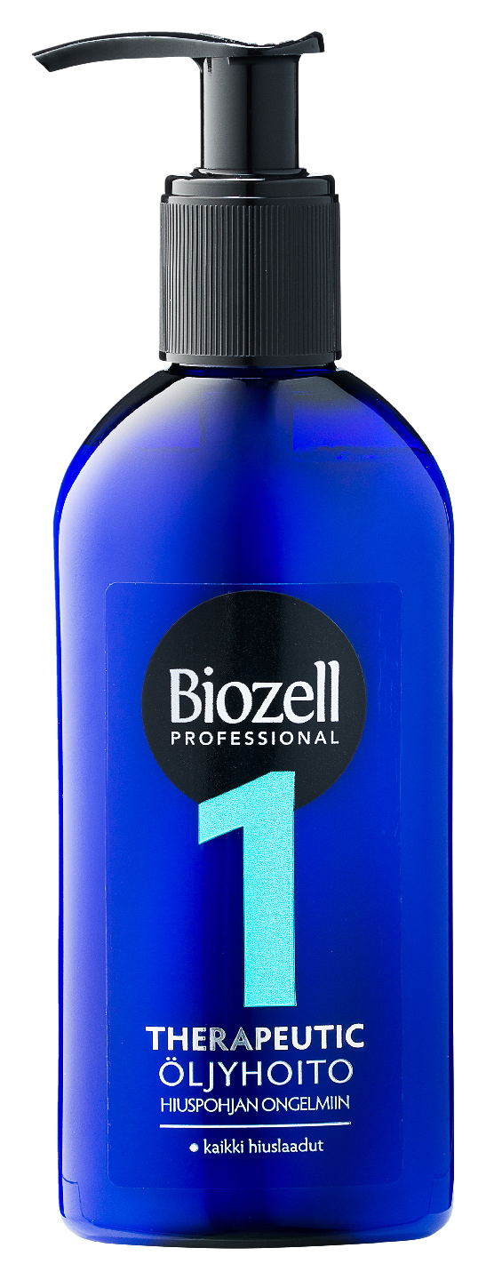 Biozell Therapeutic 1 öljyhoito 200ml kaikille hiuslaaduille