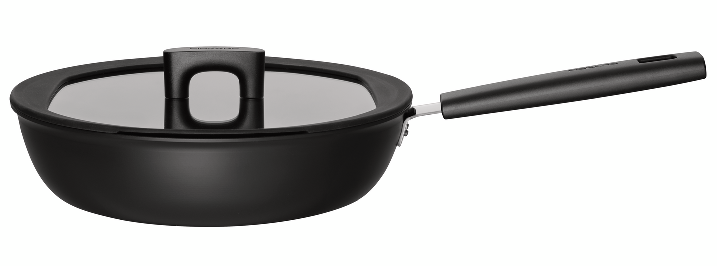 Fiskars Hard Face paistokasari 28 cm kannella