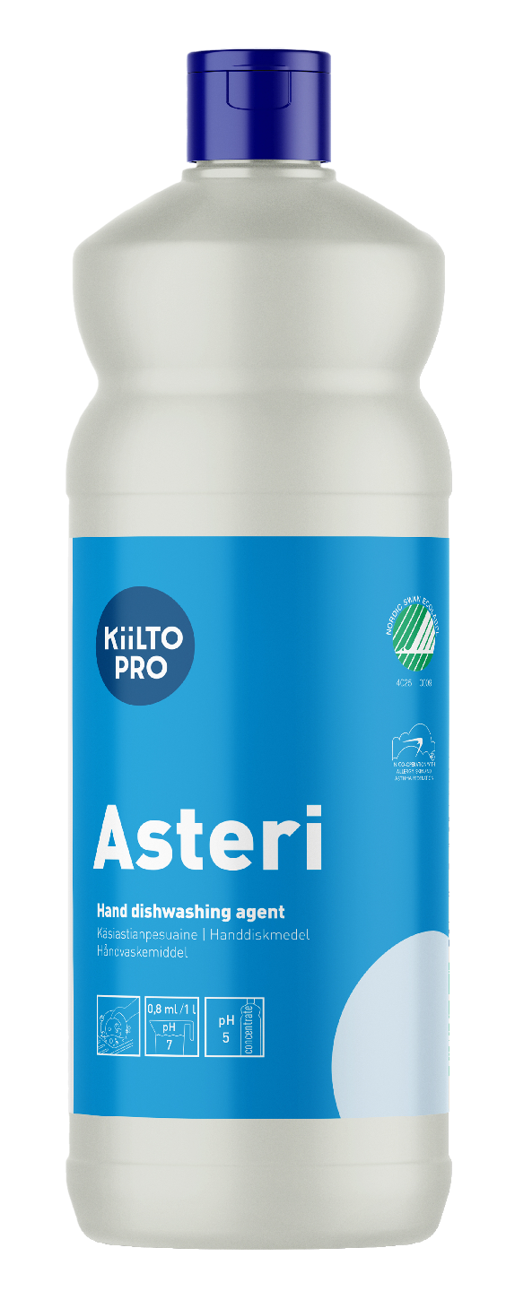 Kiilto Asteri 1l astianpesuaine, hajusteeton