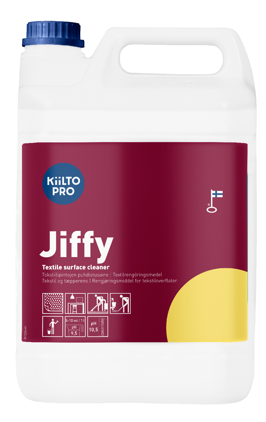 Kiilto Jiffy 5l tekstiilipintojen puhdistusaine