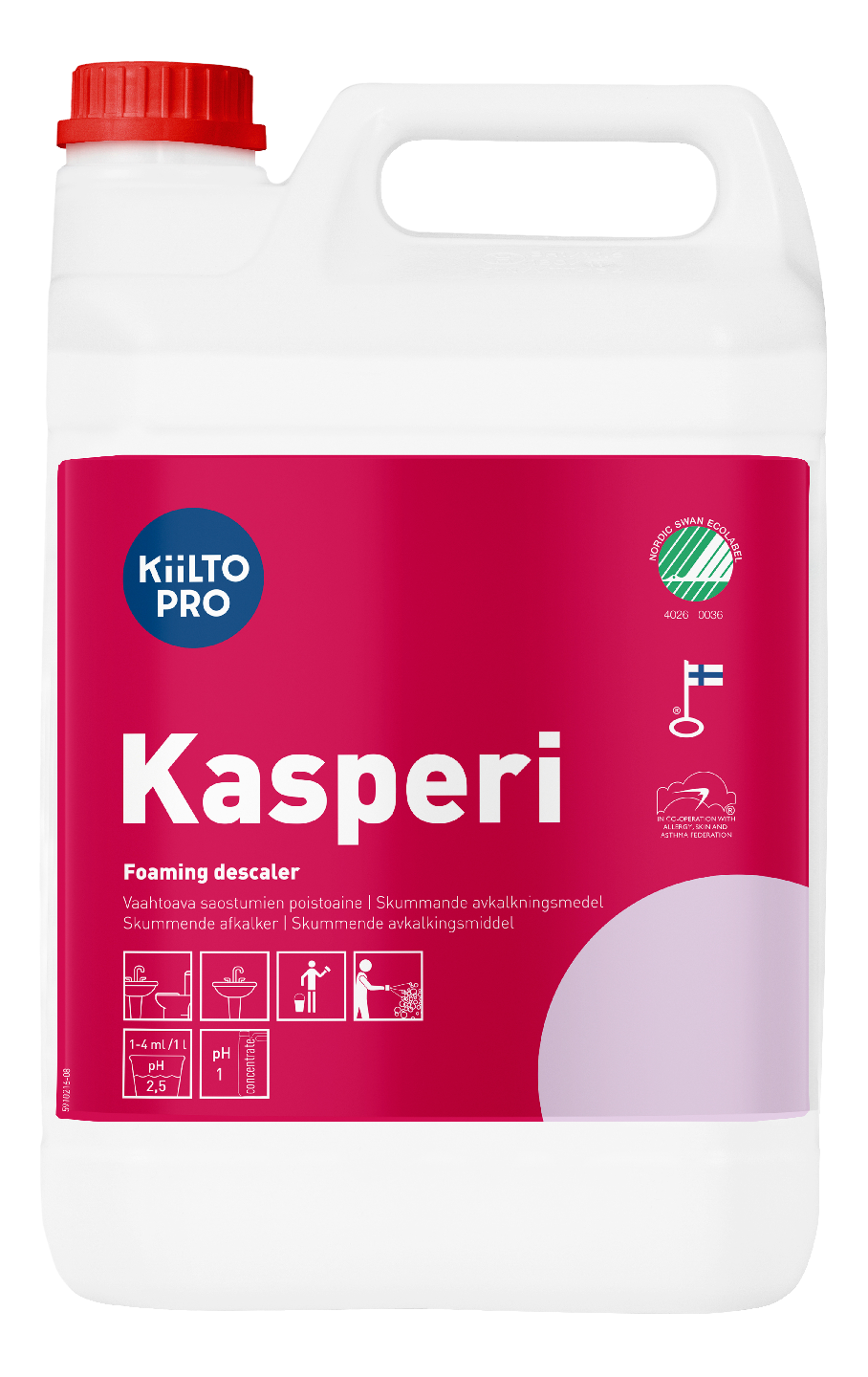 Kiilto Kasperi 5l hapan puhdistusaine