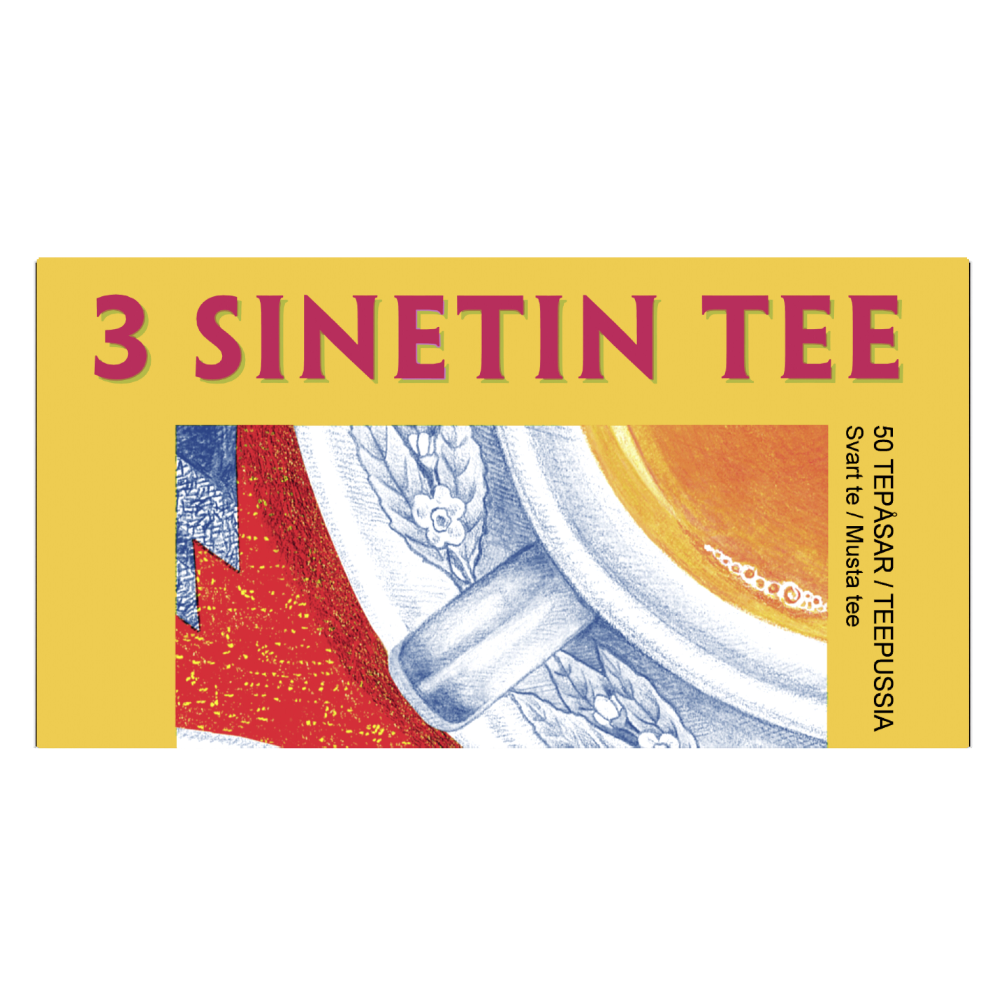 3 Sinetin tee 50 pussia