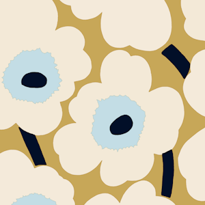 Marimekko lautasliina 24cm 20kpl Unikko beige sininen