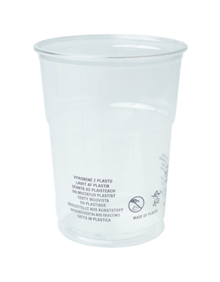 HaviPro kestävä kirkas muovilasi 500ml 50kpl
