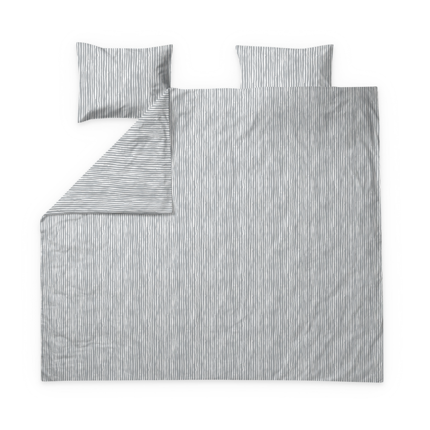 Finlayson Tiuhta parivuoteen pussilakanasetti 240x210 cm harmaa