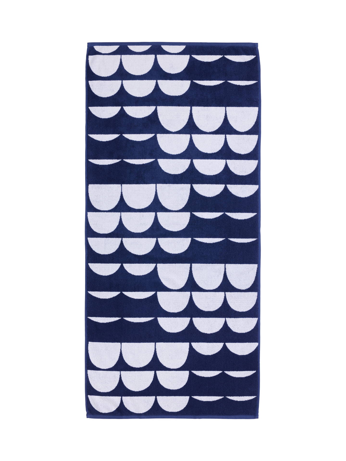 Finlayson Pajatso pyyhe 70x150 cm tummansini-valkoinen