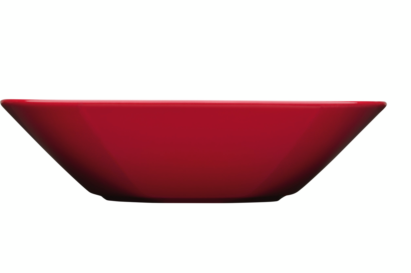 Iittala Teema lautanen syvä 21 cm punainen
