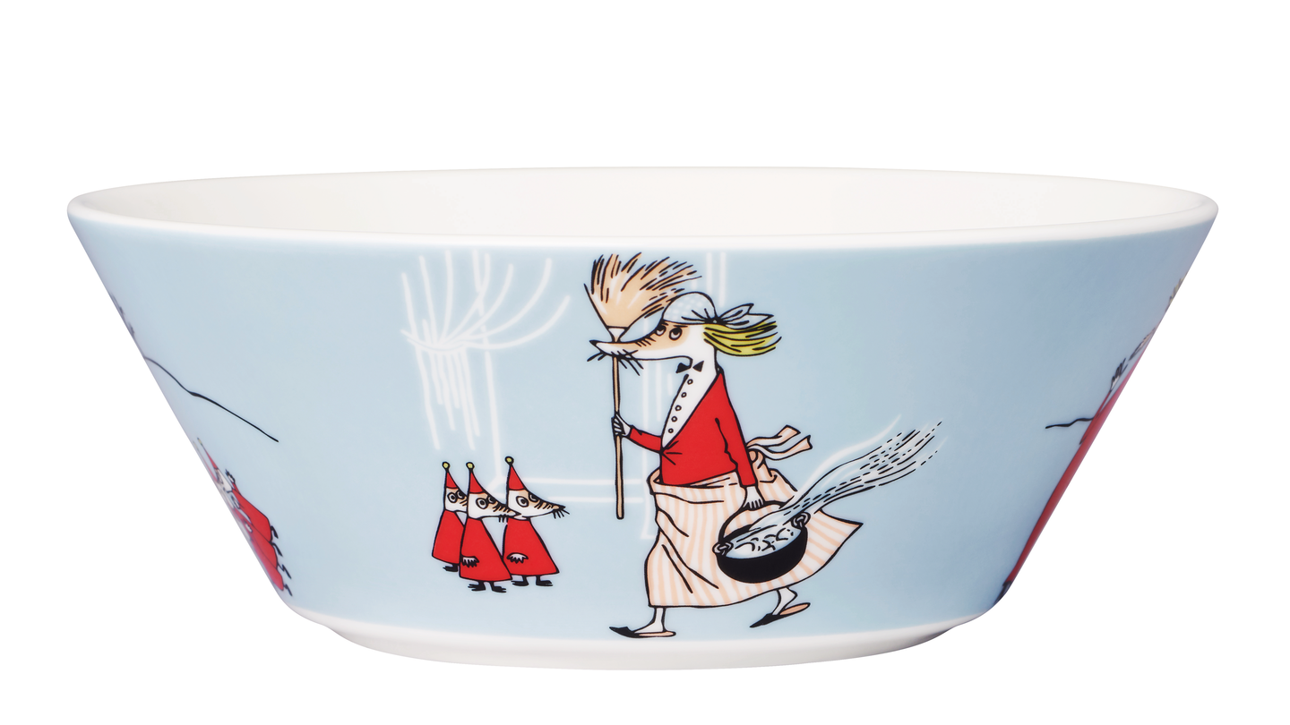 Moomin Arabia Muumi kulho 15 cm Vilijonkka harmaa