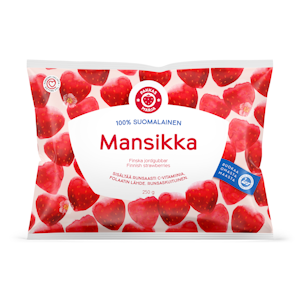 Pakkasmarja 100 % Kotimainen Mansikka 250 g pakaste