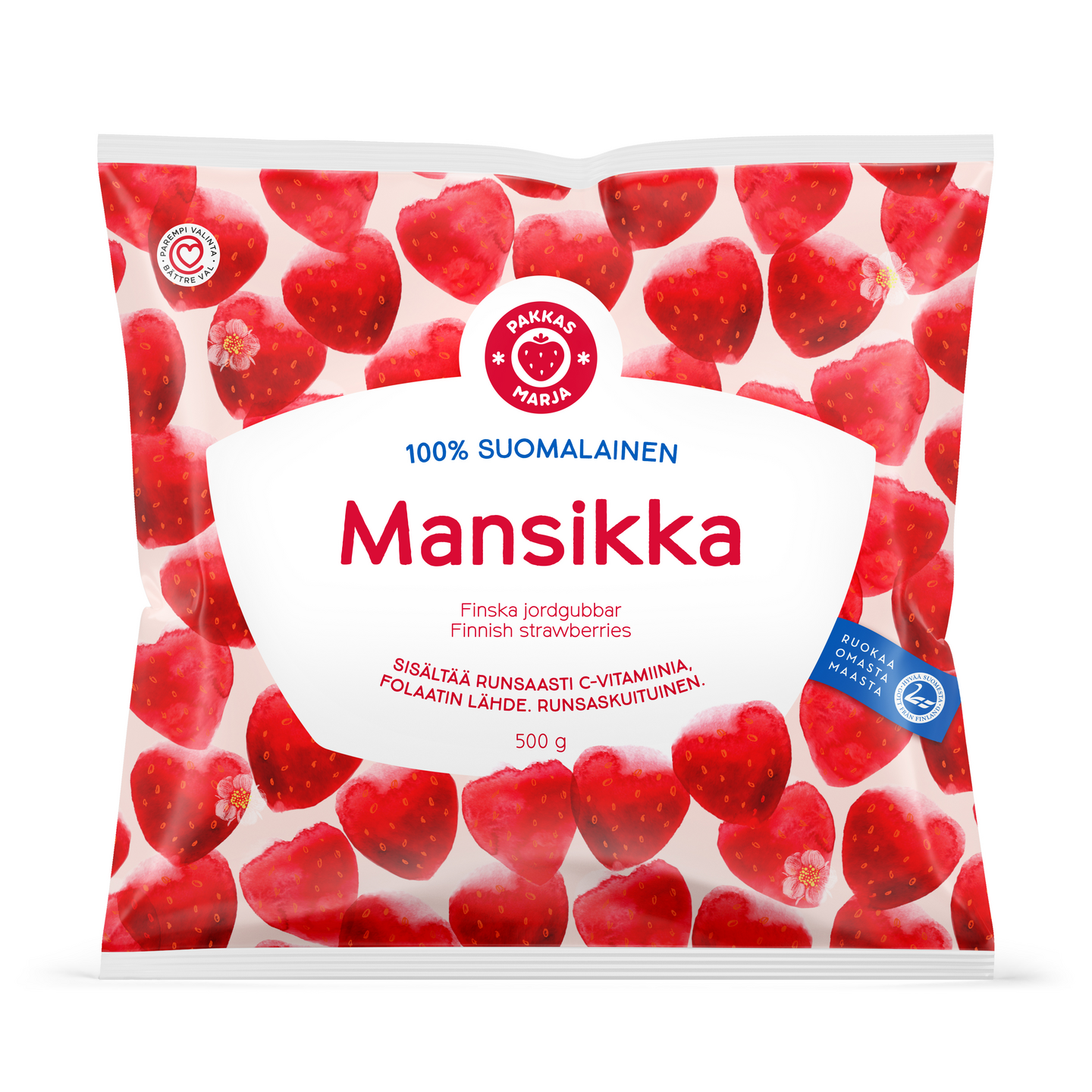 Pakkasmarja mansikka 500g