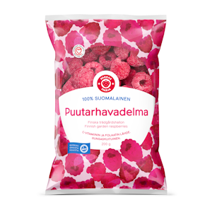 Pakkasmarja puutarhavadelma 200g suomalainen pakaste