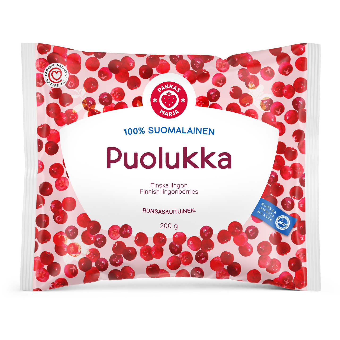 Pakkasmarja puolukka 200g suomalainen pakaste