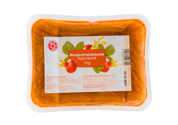 Pakkasmarja ruusunmarjasose Puola 1kg pakaste
