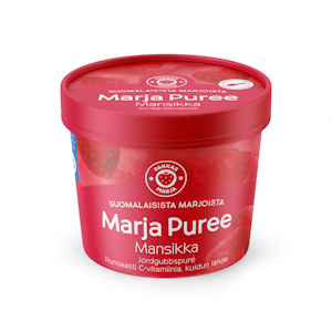 Pakkasmarja suomalainen mansikka puree 150g pakaste