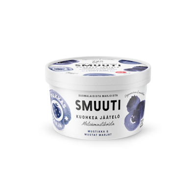 Pakkasmarja Smuuti jäätelö Mustikka & mustat marjat 500ml