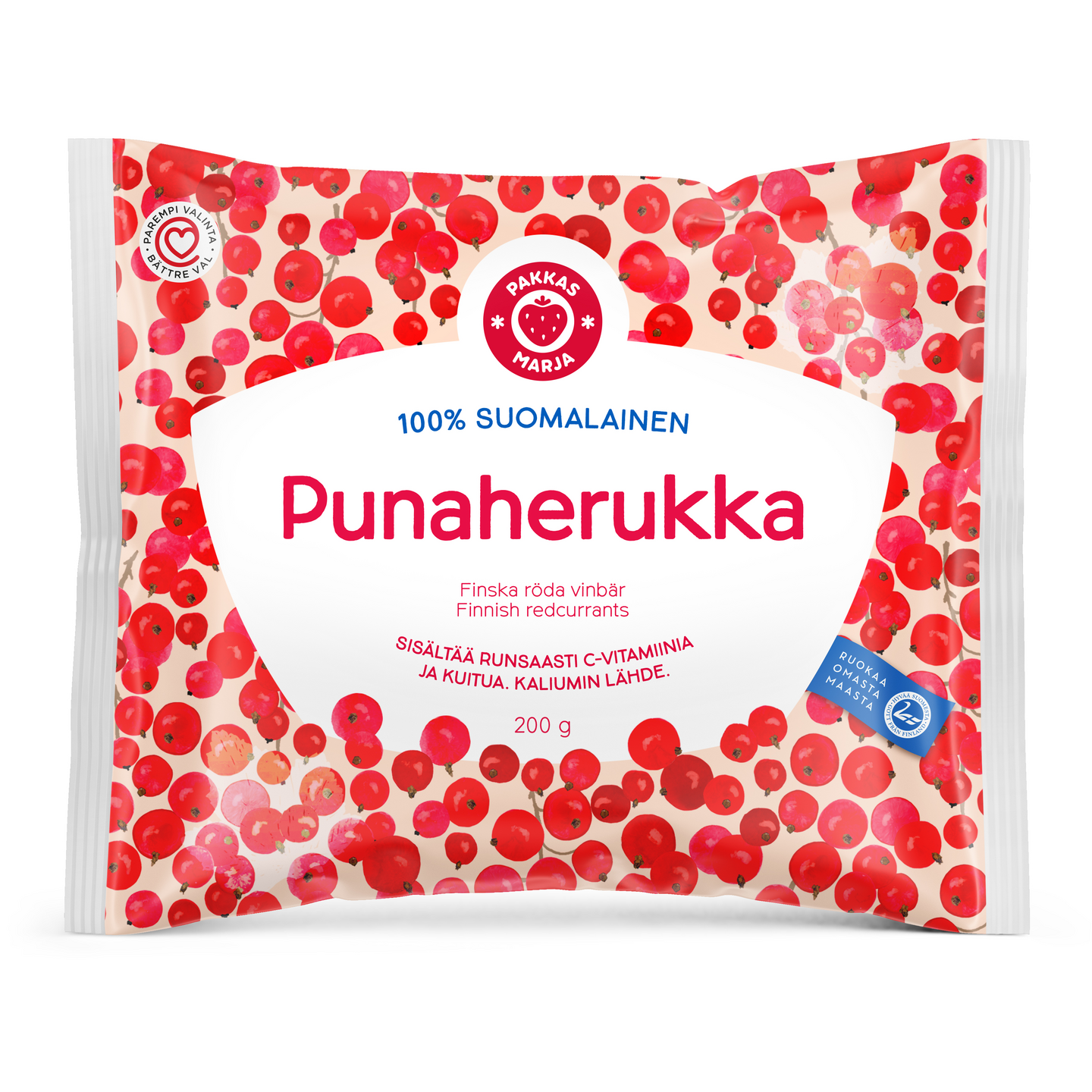 Pakkasmarja punaherukka 200g suomalainen