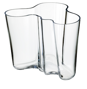 Iittala Aalto maljakko 160 mm kirkas