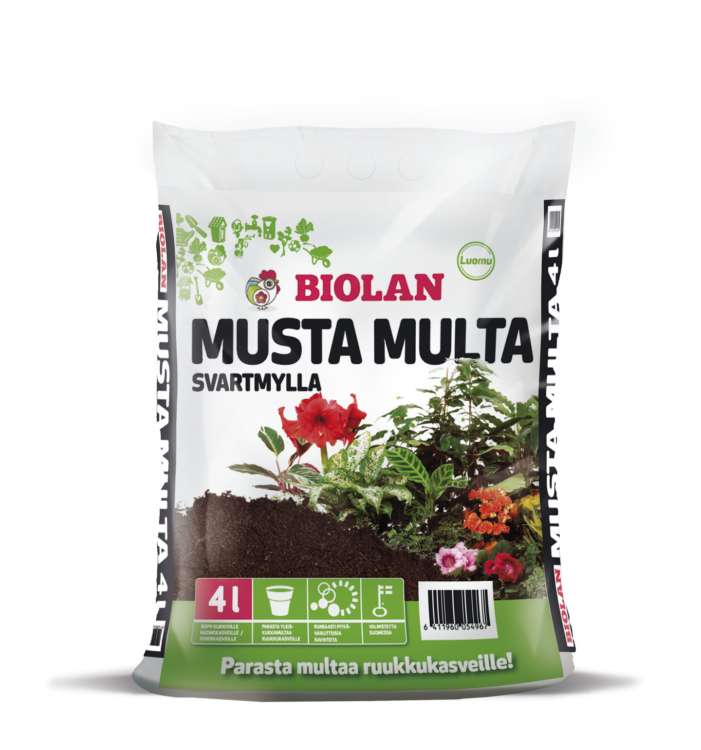 Biolan mustamulta 4 l