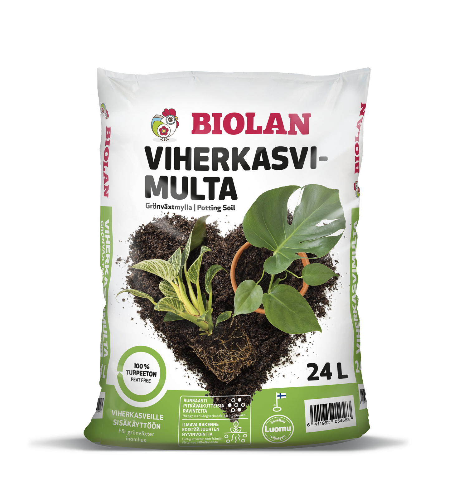 Biolan Viherkasvimulta 24 L