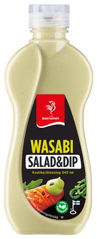 Saarioinen salaatti- ja dippikastike 345ml wasabi