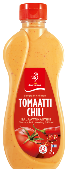 Saarioisen tomaatti-chili salaattikastikastike 345ml