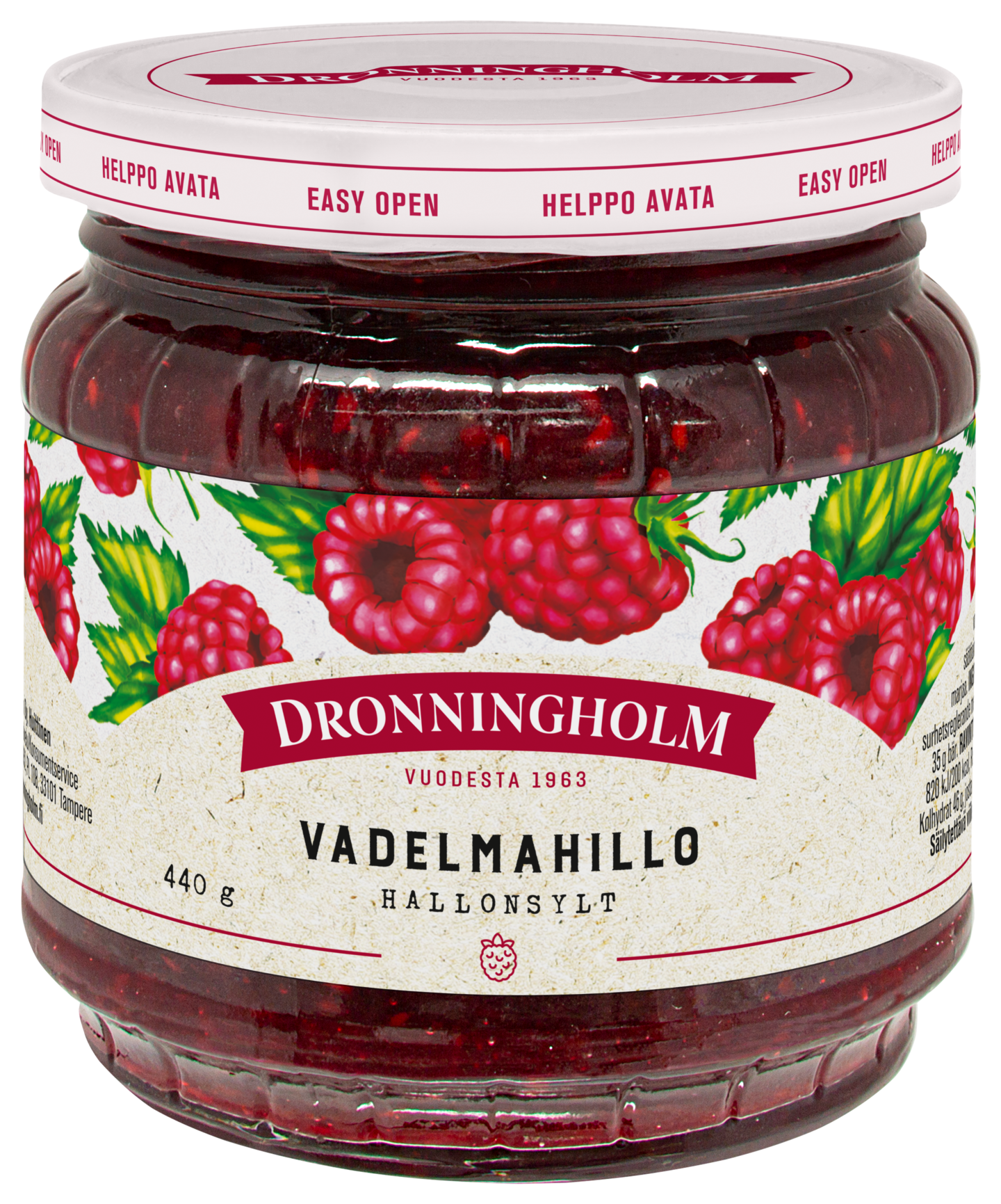 Dronningholm Vadelmahillo 440g