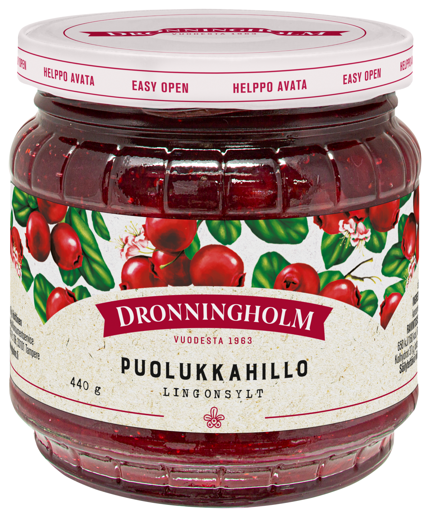 Dronningholm Puolukkahillo 440g