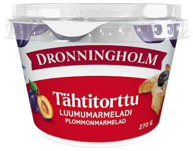 Dronningholm Tähtitorttu Luumumarmeladi 270g VARTTILAVA