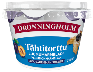 Dronningholm Tähtitorttu Luumumarmeladi vähemmän sokeria 250g