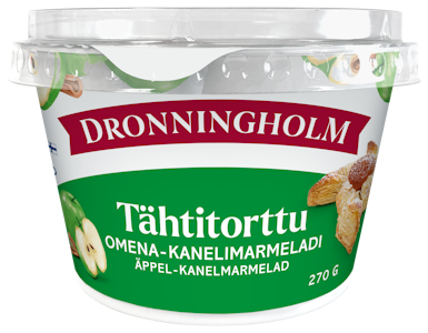 Dronningholm Tähtitorttu Omena-kanelimarmeladi 270g PUOLILAVA