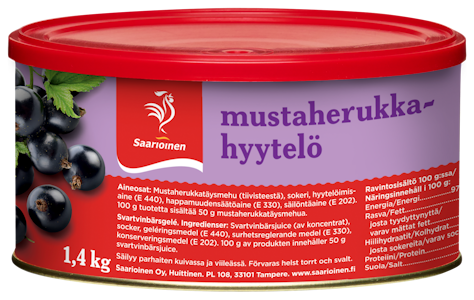 Saarioinen 1,4kg mustaherukkahyytelö