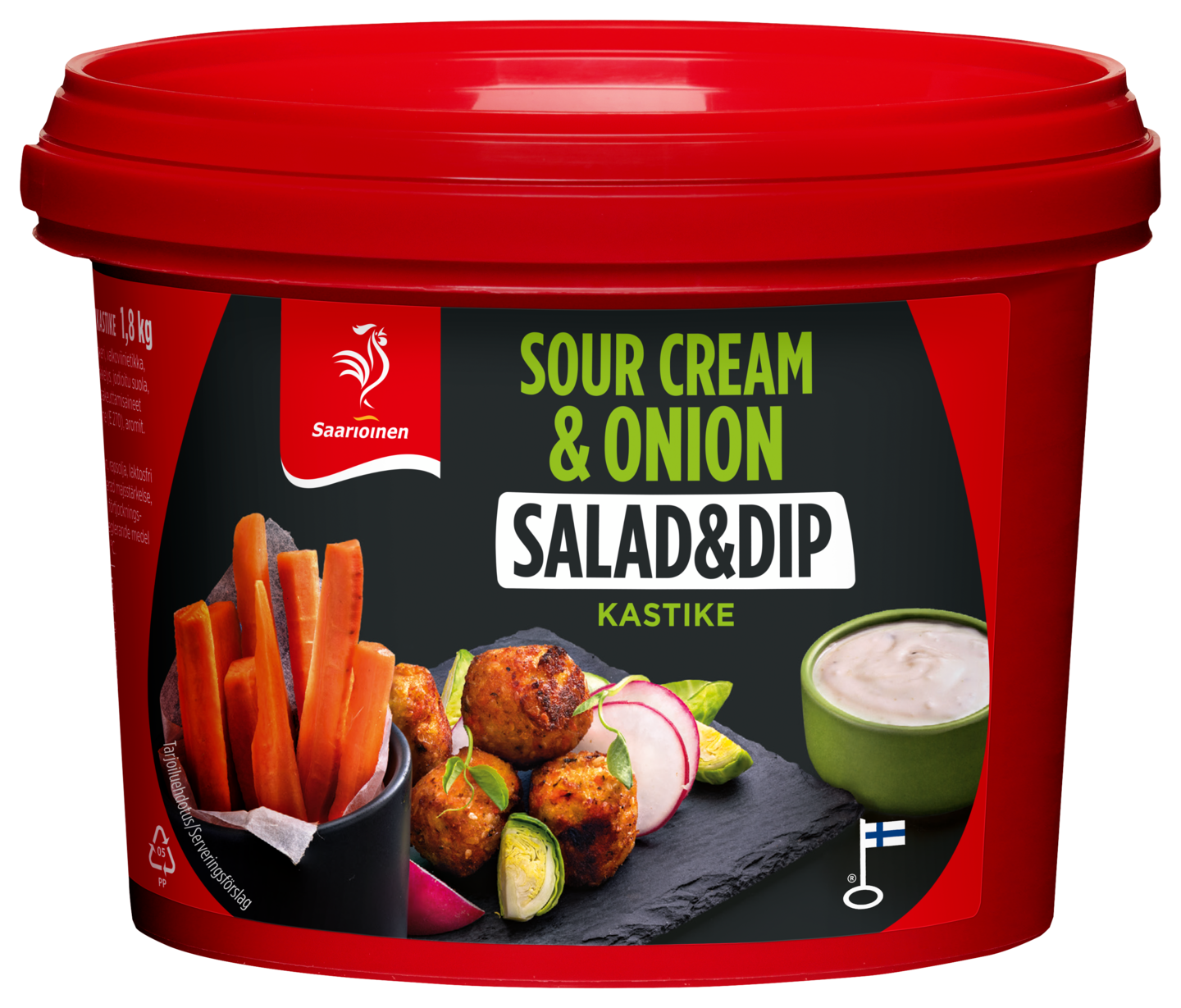 Saarioinen Sour Cream & Onion salaatti- ja dippikastike 1,8kg