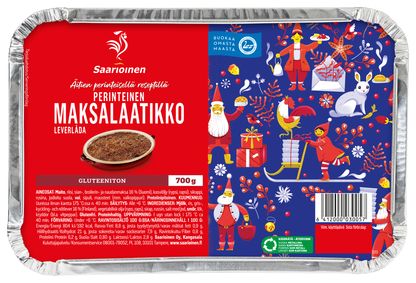 Saarioinen Maksalaatikko 700 g