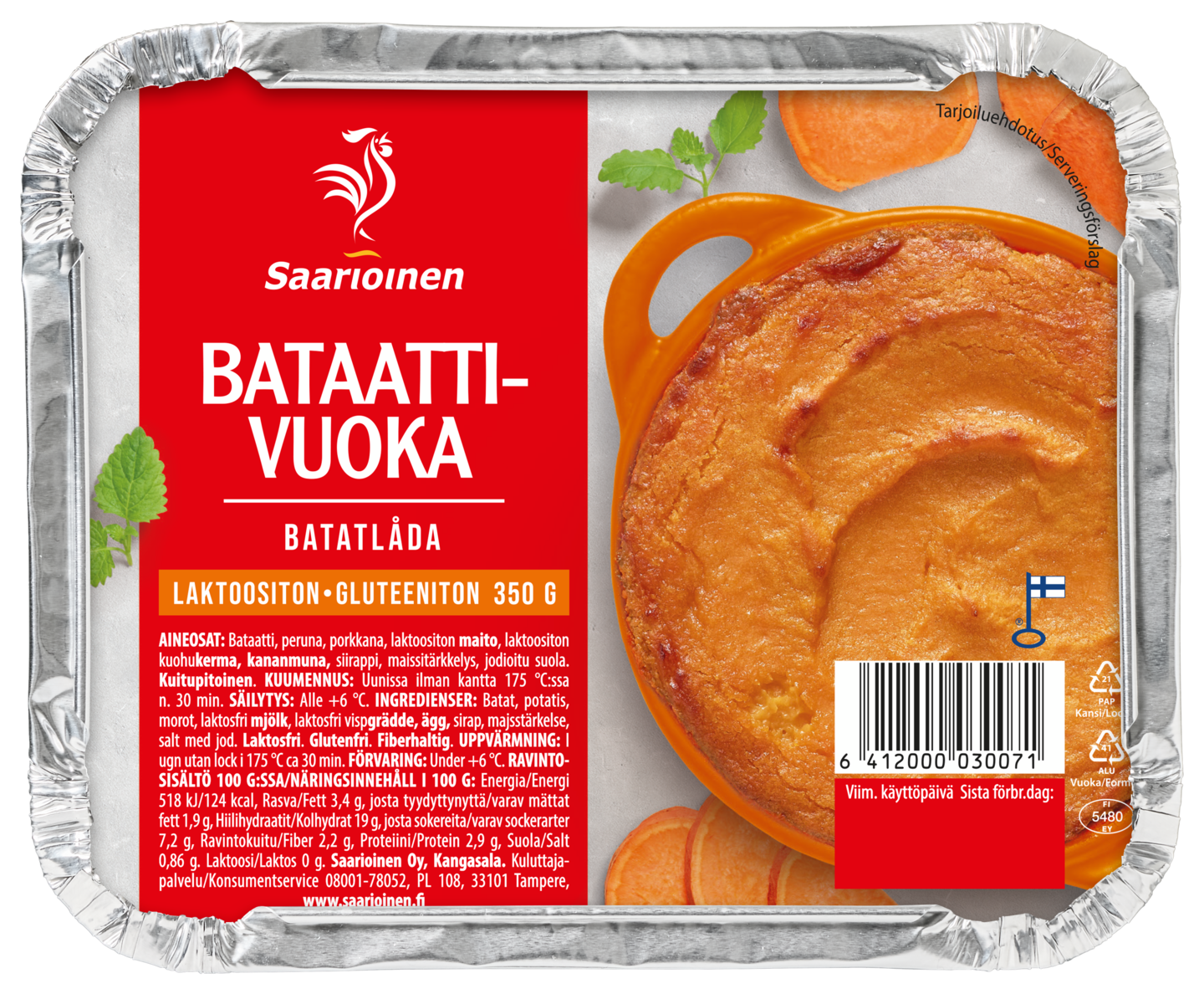 Saarioinen Bataattivuoka 350 g | K-Ruoka Verkkokauppa