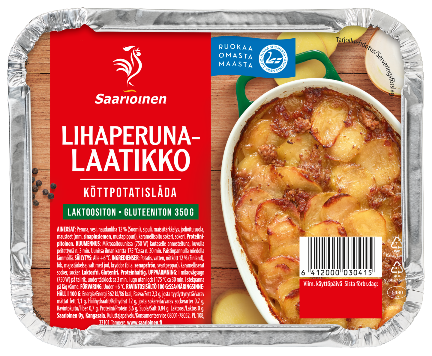 Saarioinen Lihaperunalaatikko 350 g